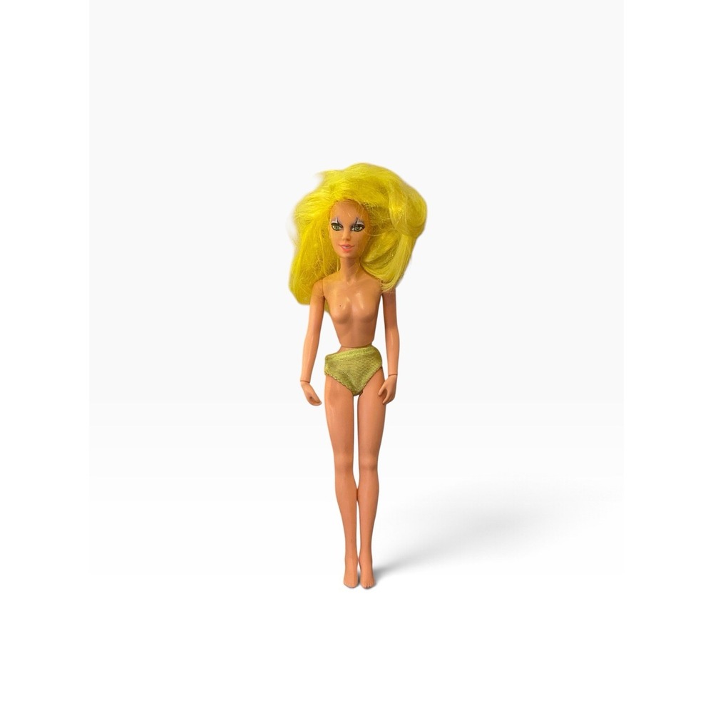 1985 Jem And The Holograms Pizzazz Misfits Nude Doll With Underwear